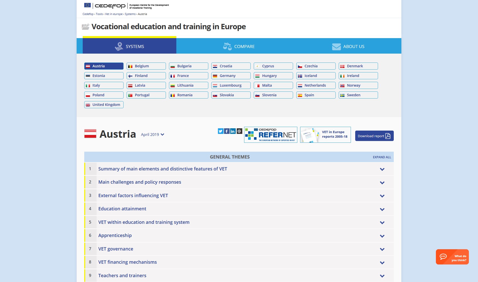 VET in Europe